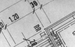 Blaupause: Architektenzeichnung zur Überwachung und Kontrolle der Ausführung Blaupause: Architektenzeichnung zur Überwachung und Kontrolle der Ausführung